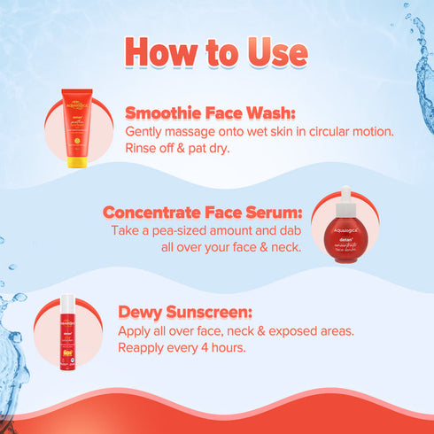 Aqualogica Detan+ Brighter Skin Combo
